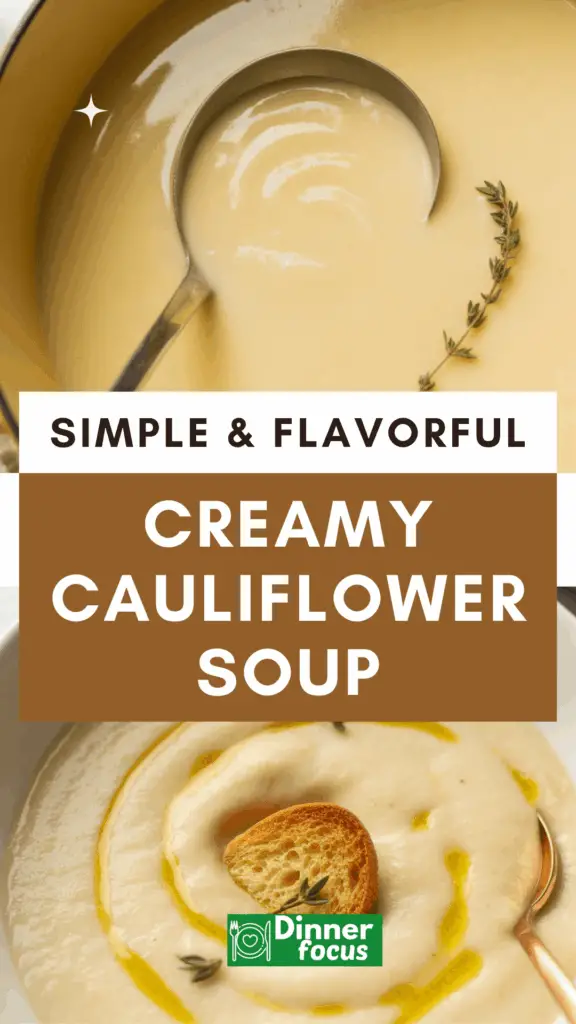 easy Creamy Cauliflower Soup