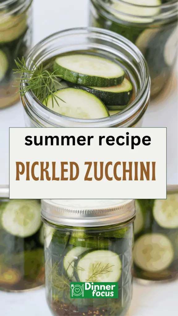 Pickled Zucchini easy Pickled Zucchini