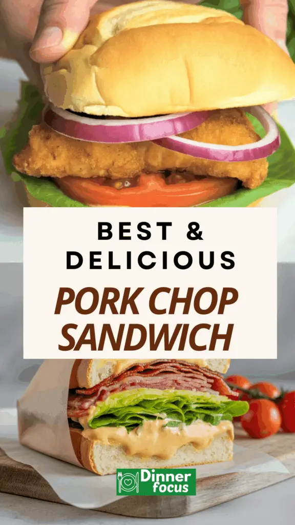 easy Pork Chop Sandwich
