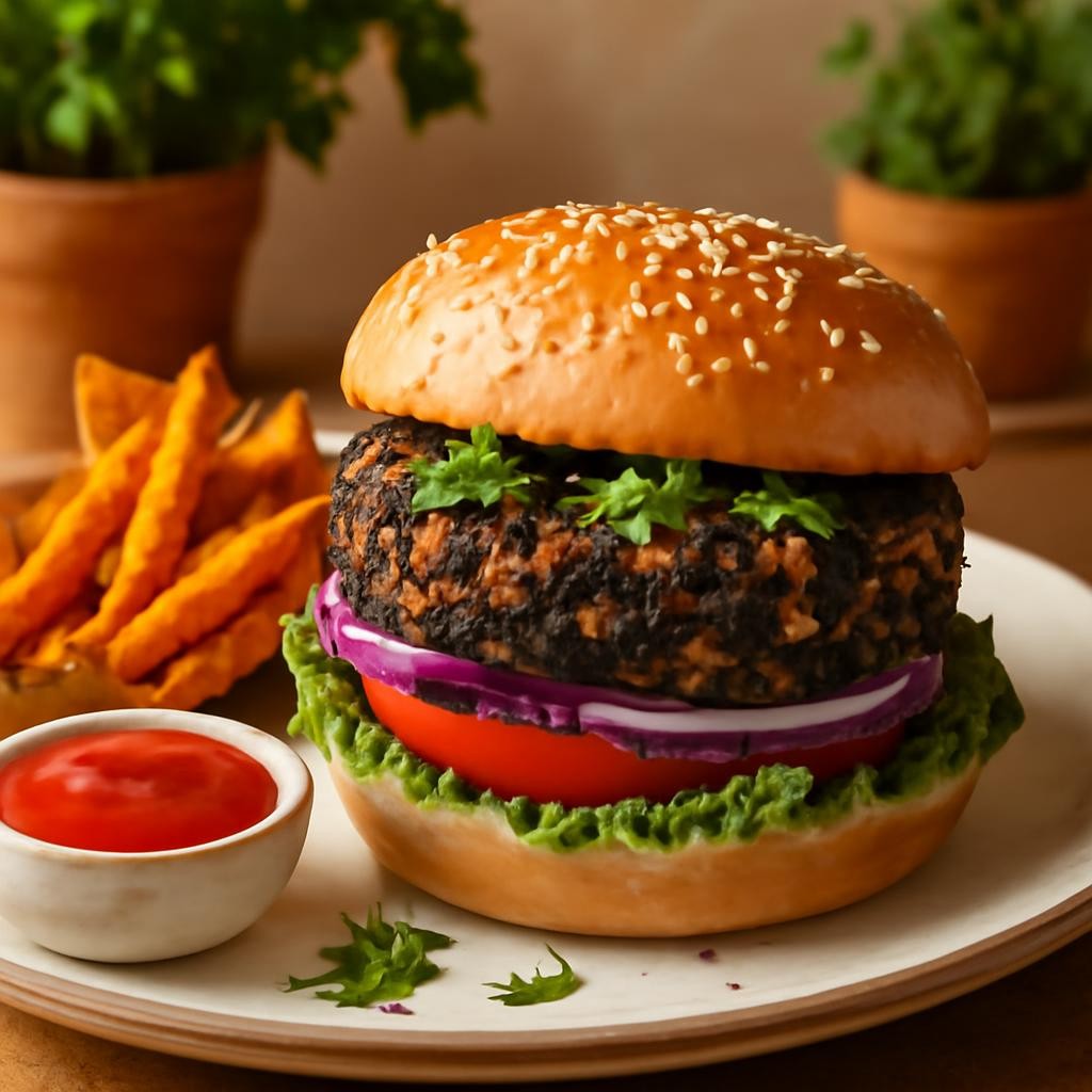 Quinoa Black Bean Burgers
