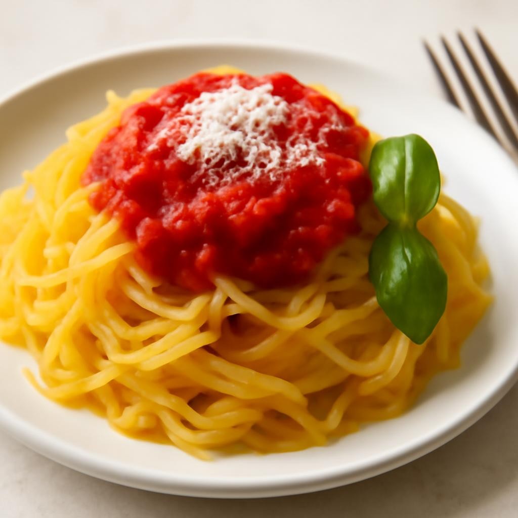 Spaghetti Squash with Marinara Sauce