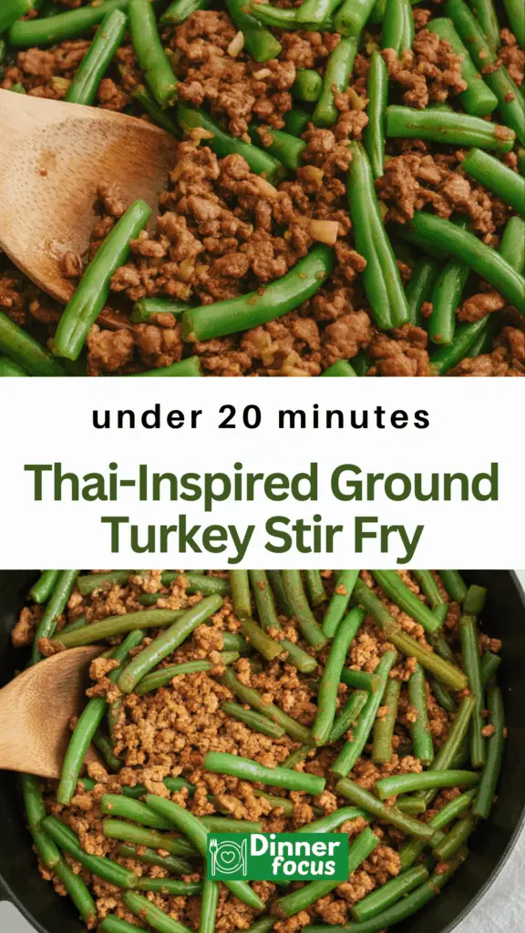 easy Thai-Inspired Ground Turkey Stir Fry