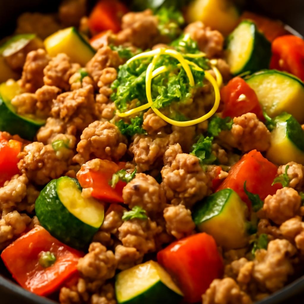 Ground Turkey Skillet with Veggies