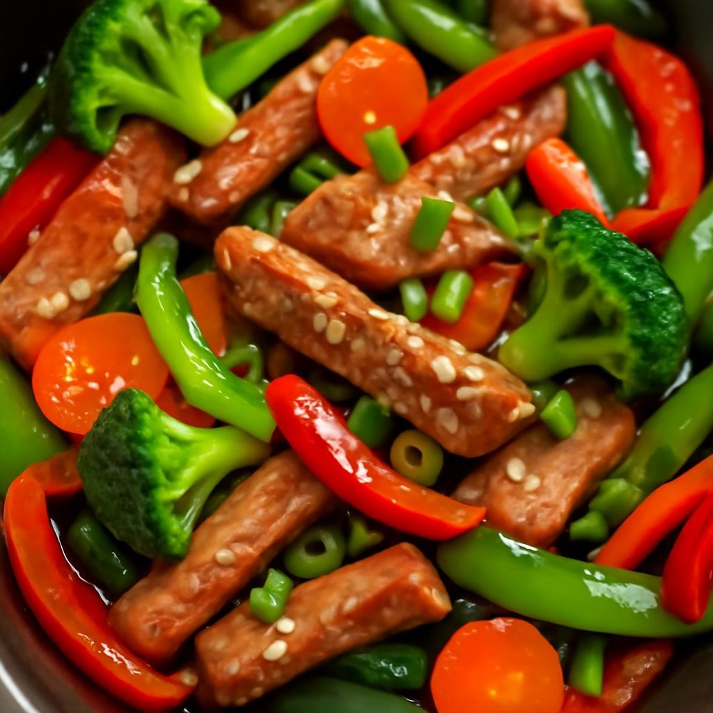 Leftover Pork Chop Stir Fry