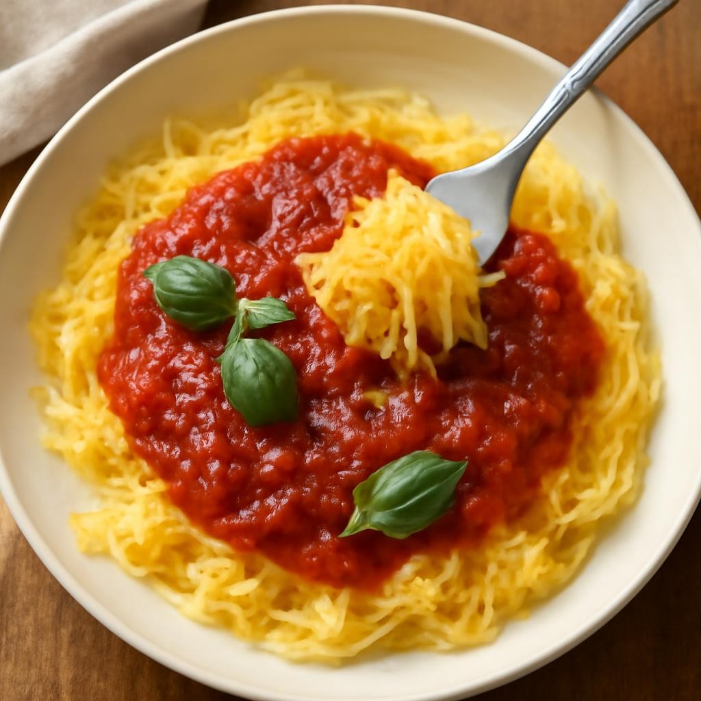Spaghetti Squash with Marinara Sauce