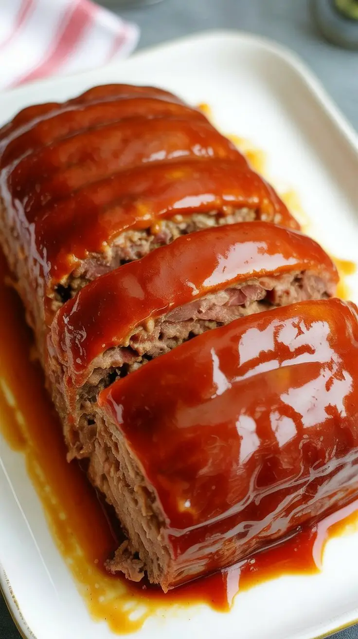 BEST Bacon Cheeseburger Meatloaf