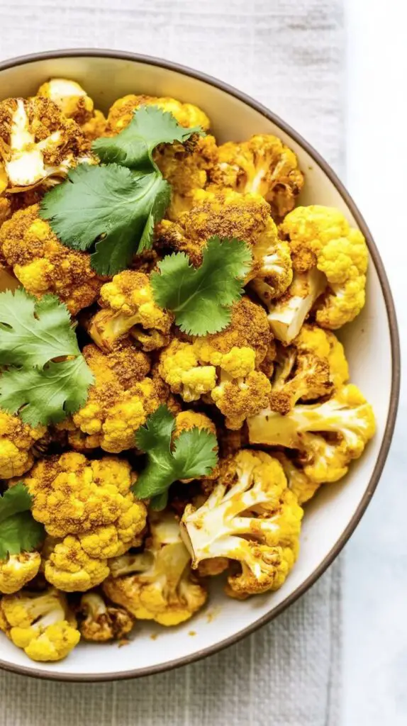 Curry Roasted Cauliflower