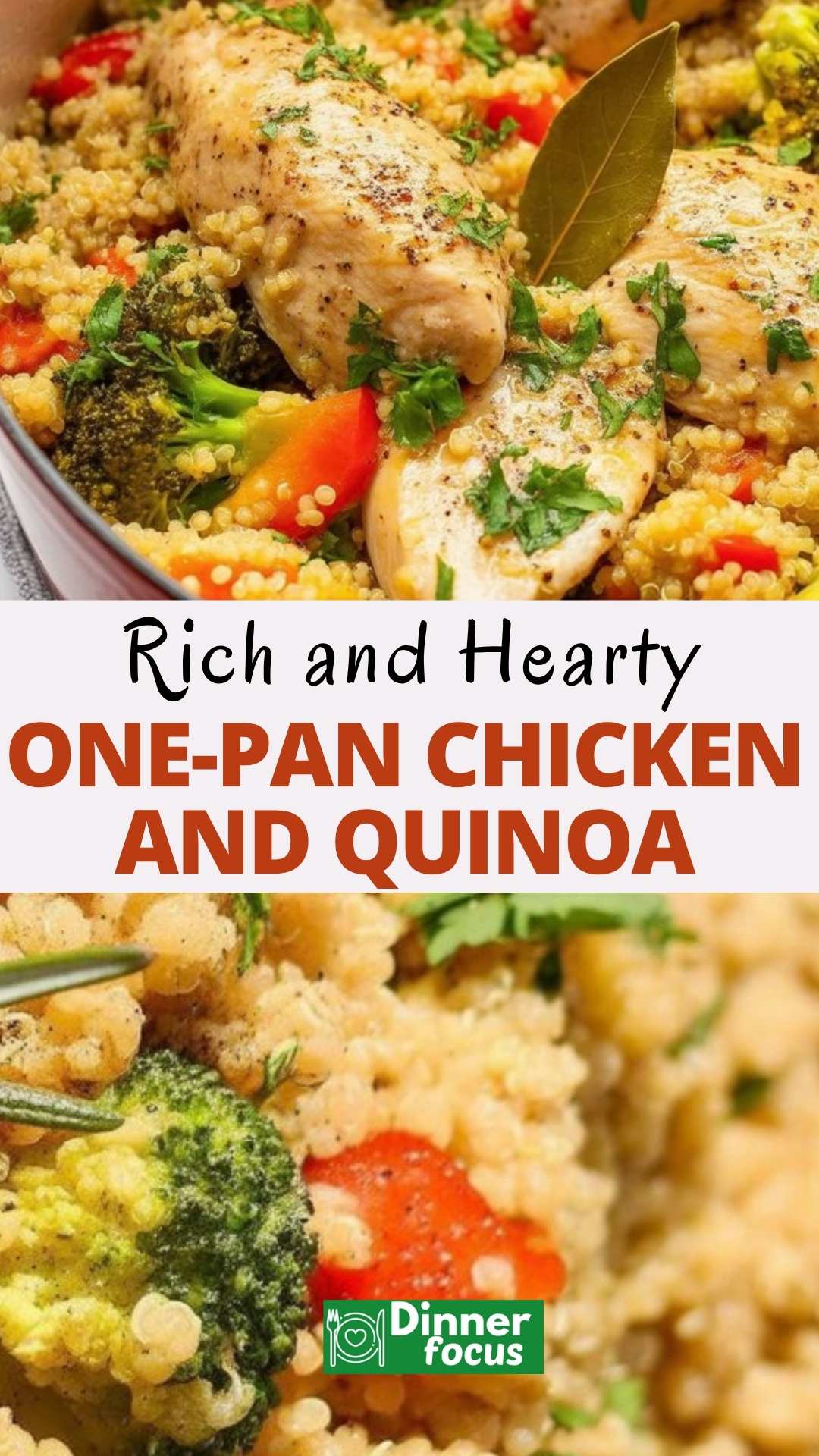 EASY One-Pan Chicken and Quinoa