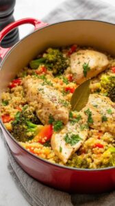 One-Pan Chicken and Quinoa