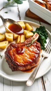 Oven Baked Bone-In Pork Chops