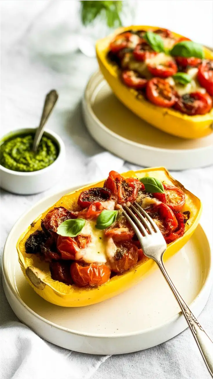 Pesto Spaghetti Squash