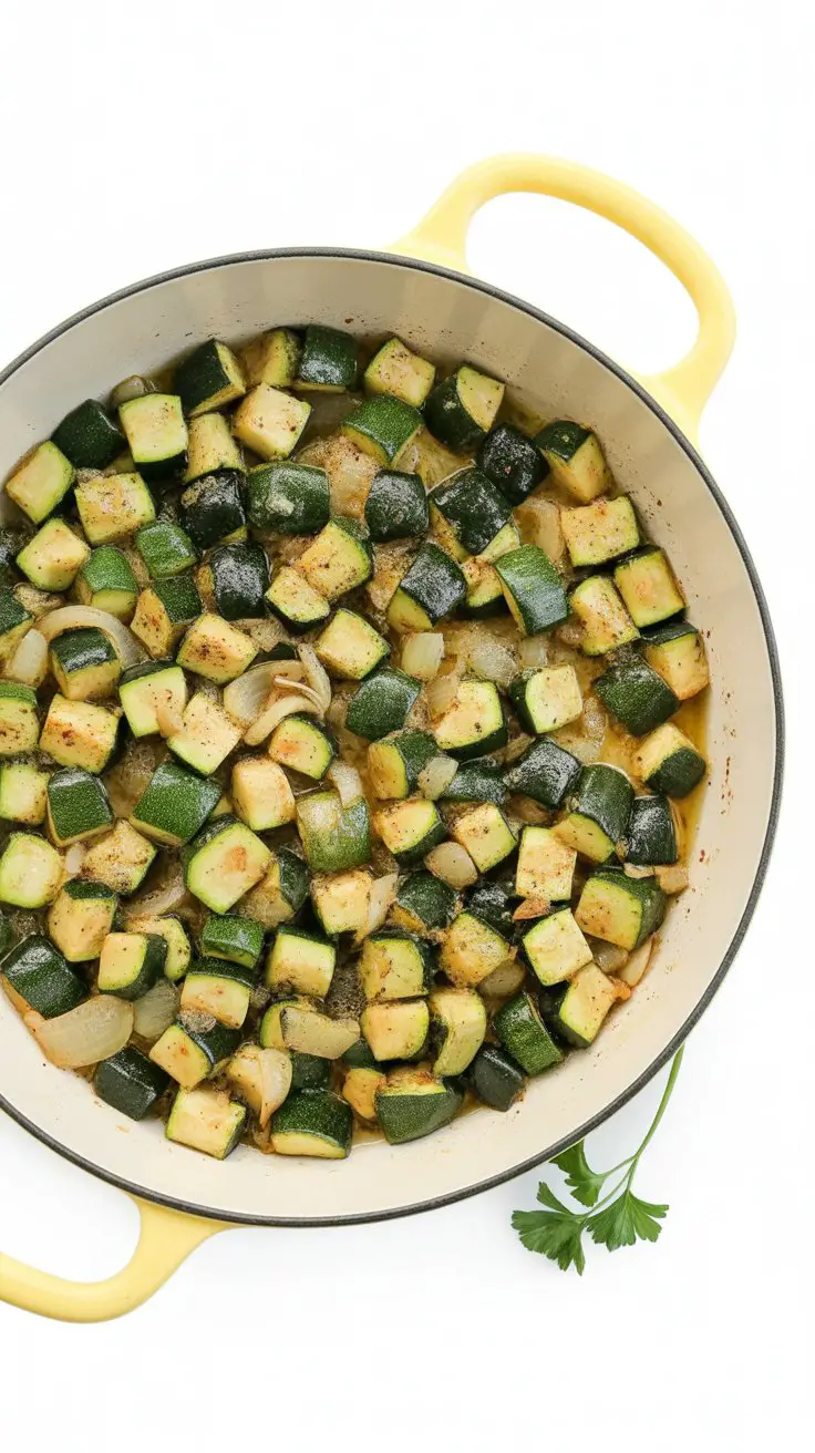 Sautéed Zucchini and Onions