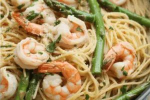Shrimp and Asparagus Pasta