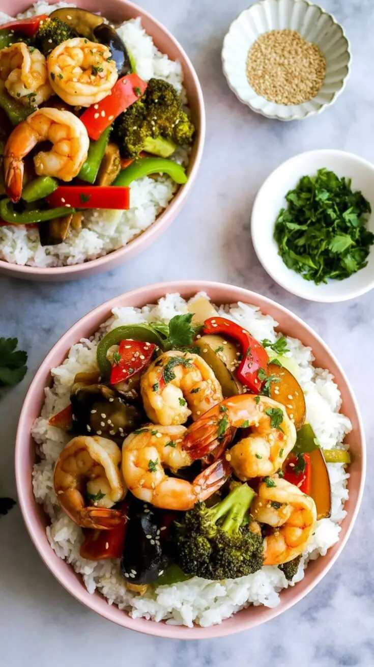 Teriyaki Shrimp Stir Fry