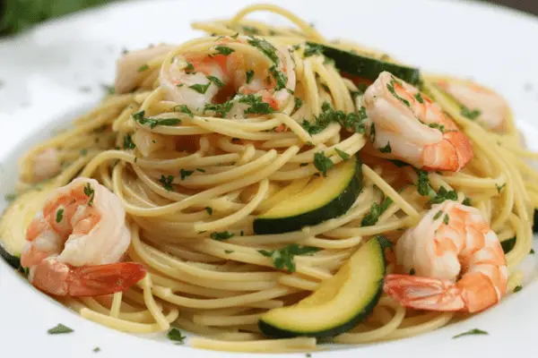 Zucchini and Shrimp Pasta Zucchini and Shrimp Pasta