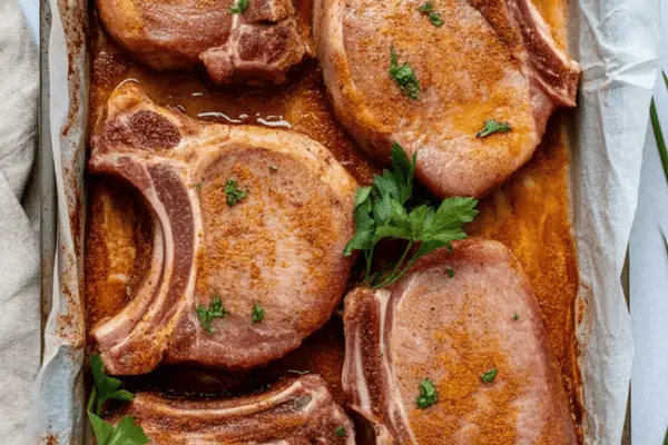 Marinated Baked Pork Chops