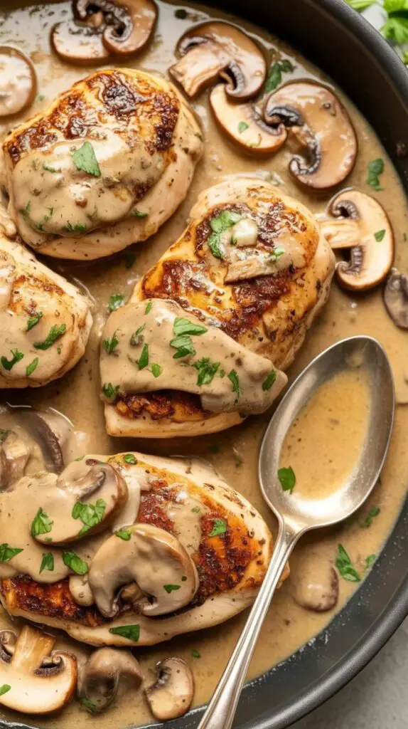 creamy mushroom chicken best