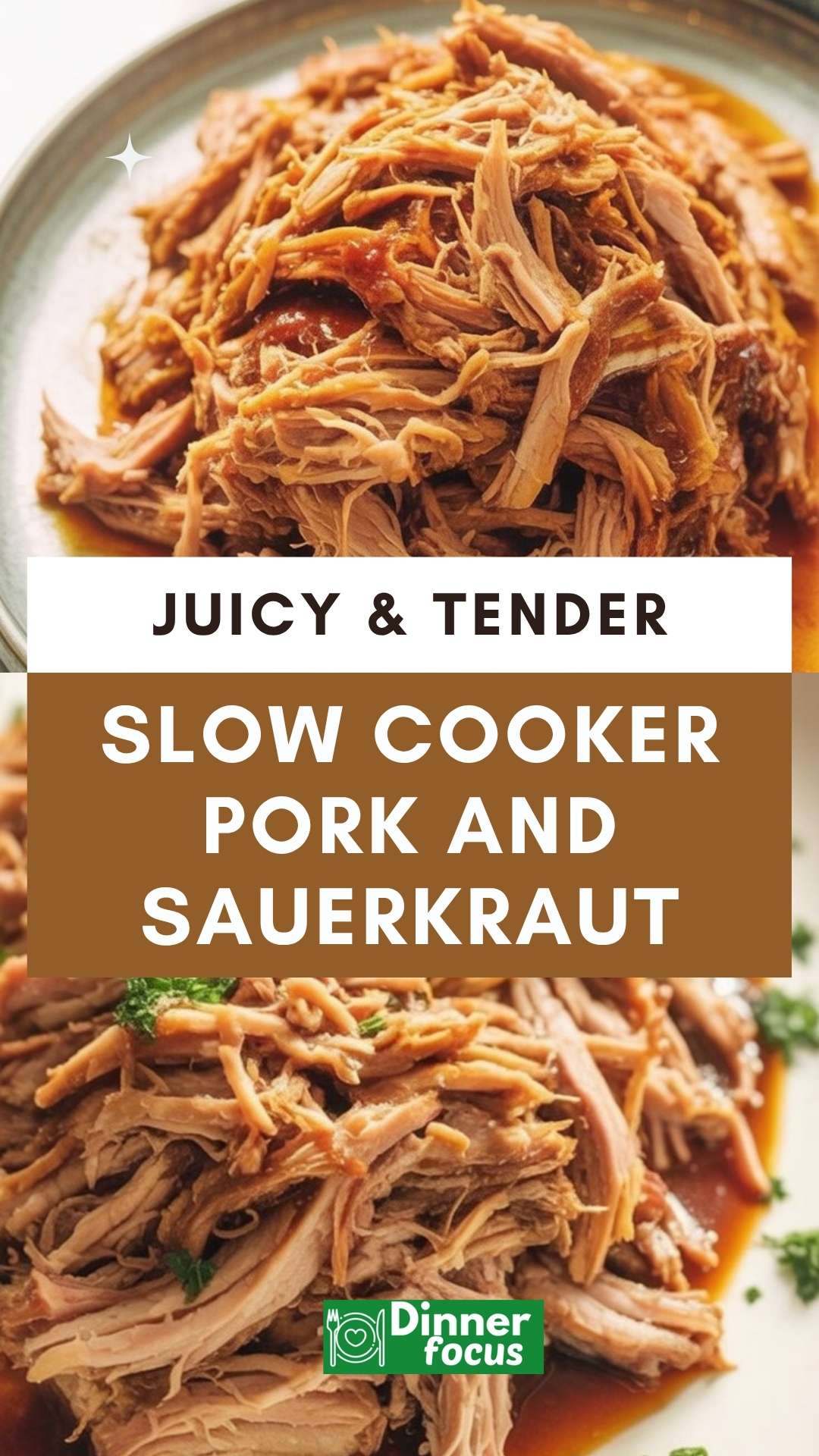 easy Slow Cooker Pork and Sauerkraut