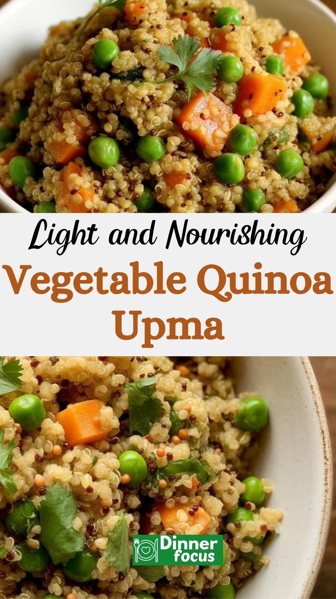 easy Vegetable Quinoa Upma