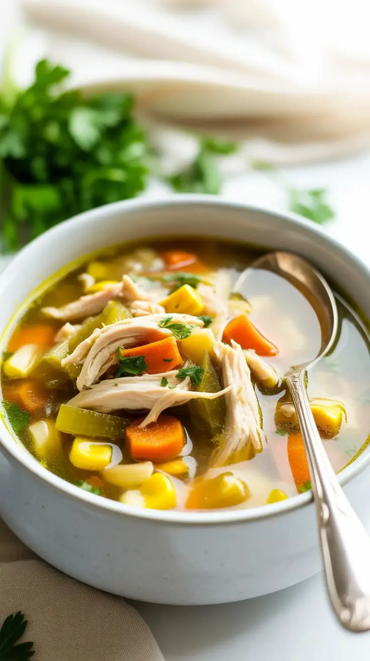 BEST Chicken Vegetable Soup