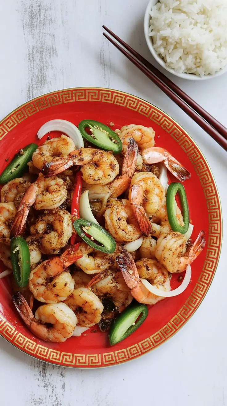 BEST Crispy Salt and Pepper Shrimp