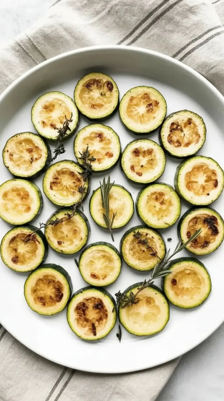 BEST Parmesan Roasted Zucchini