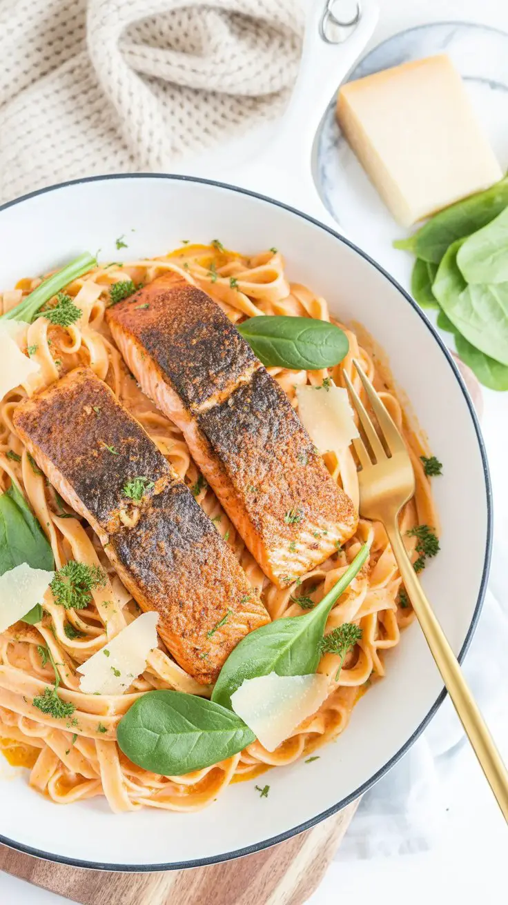 Cajun Salmon Pasta