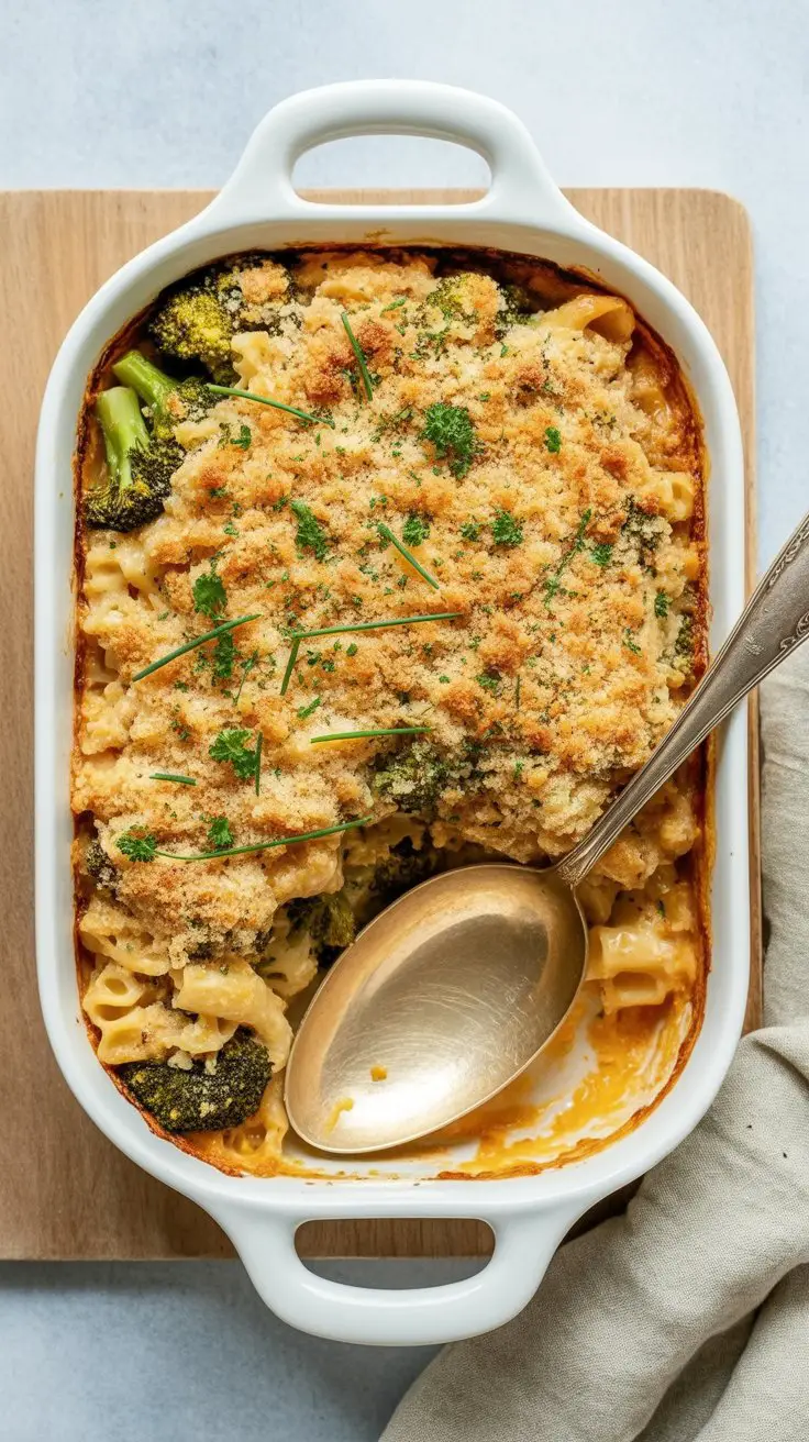 Cheddar Broccoli Cauliflower Carrot Gratin