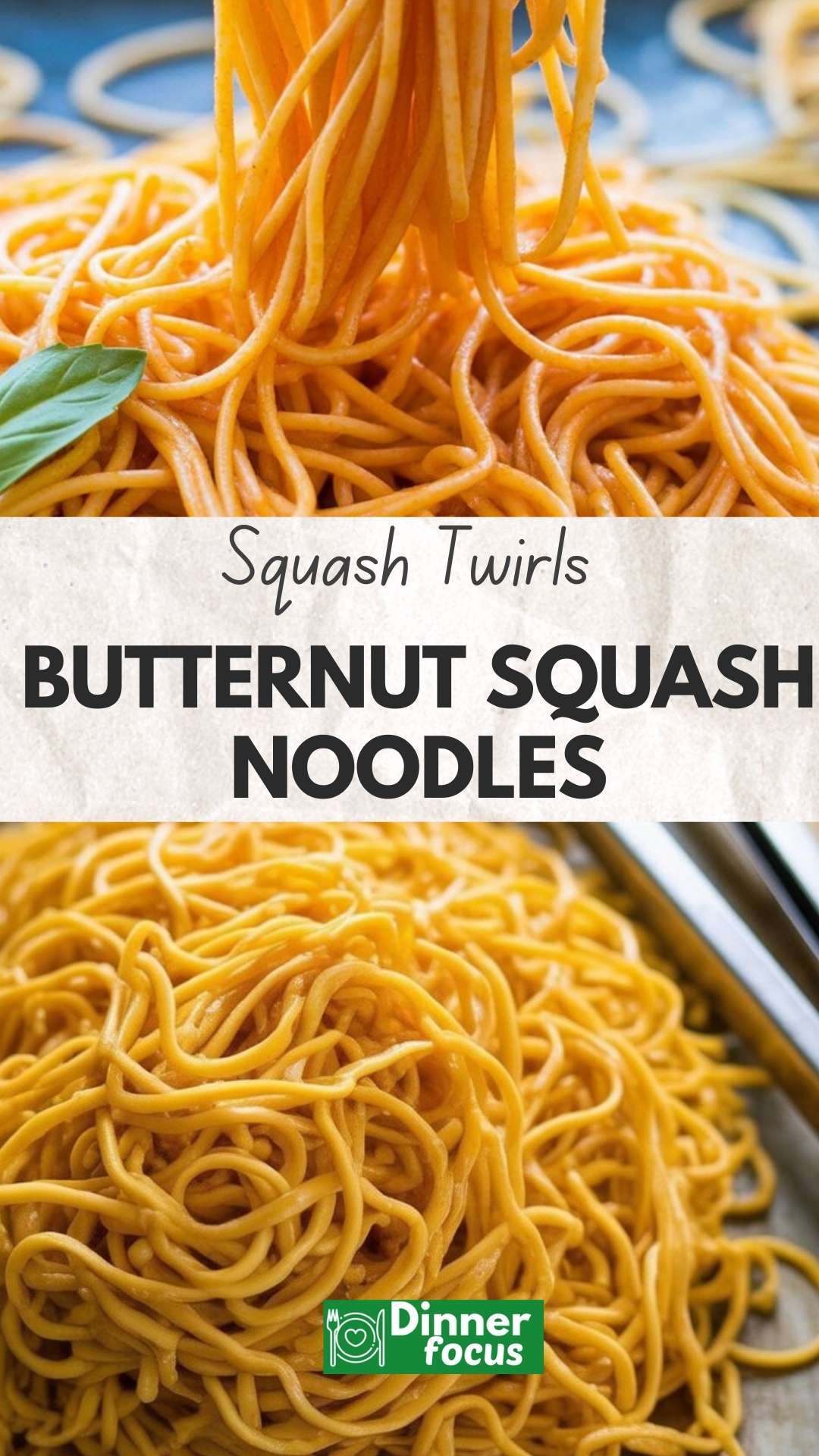 EASY Butternut Squash Noodles