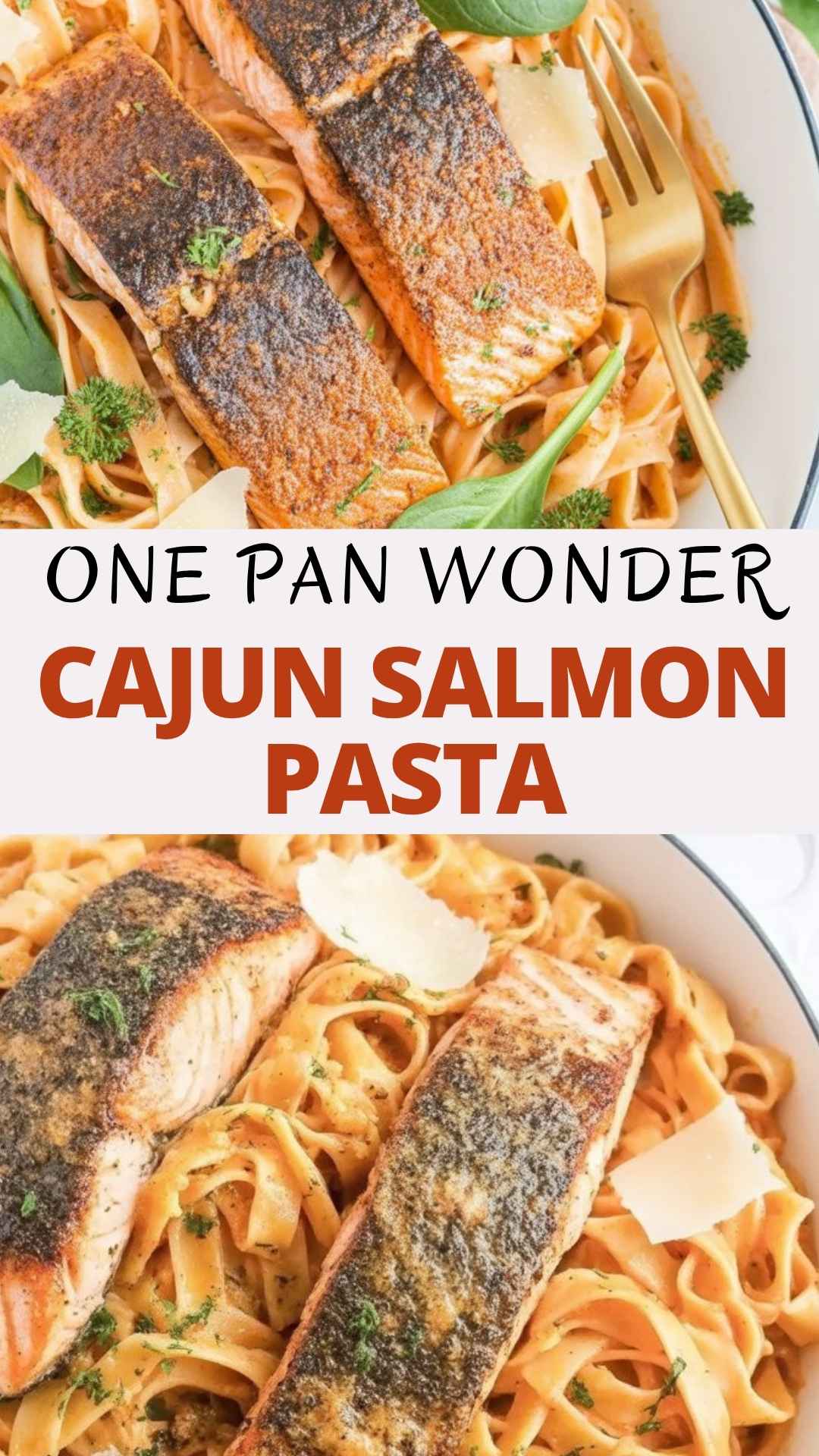 EASY Cajun Salmon Pasta