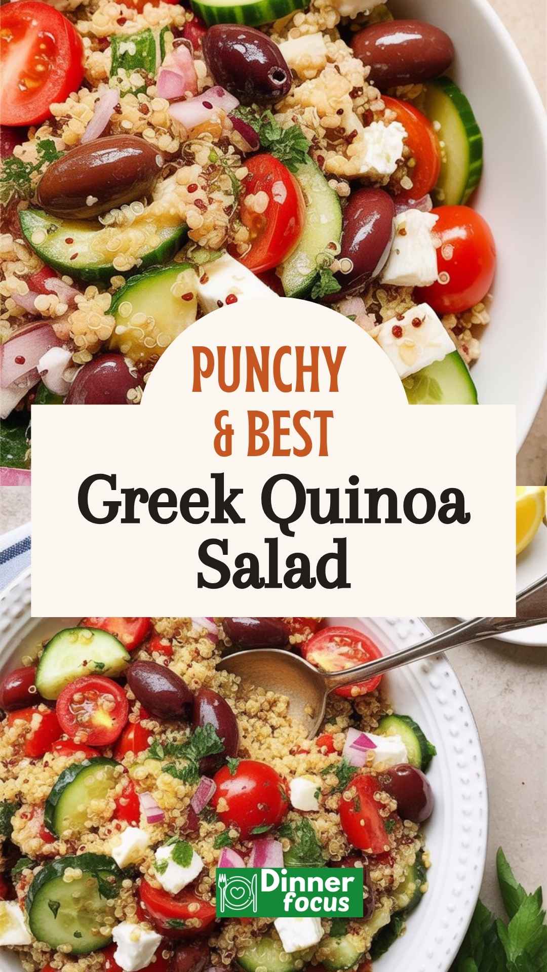 EASY Greek Quinoa Salad