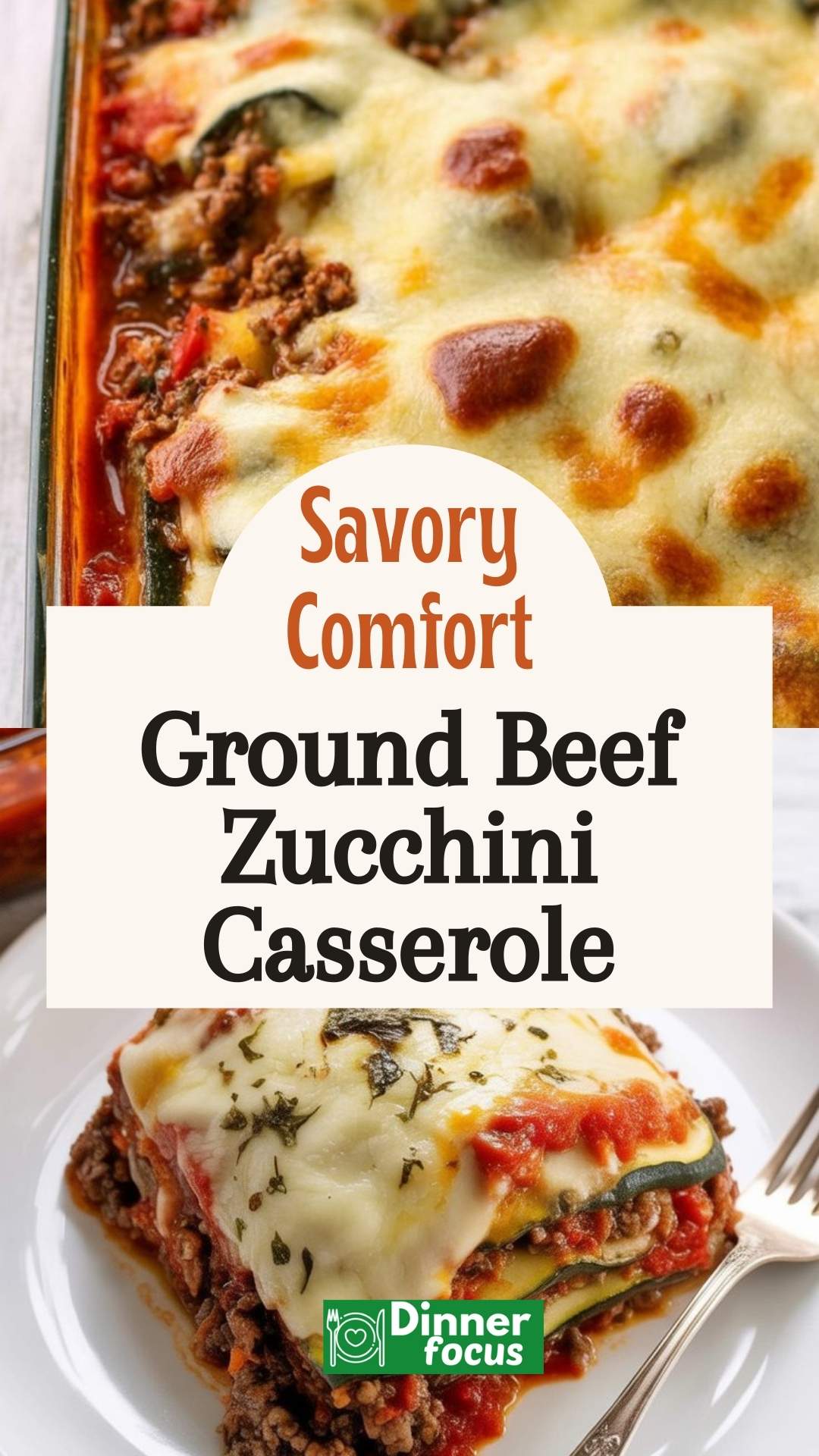 EASY Ground Beef Zucchini Casserole