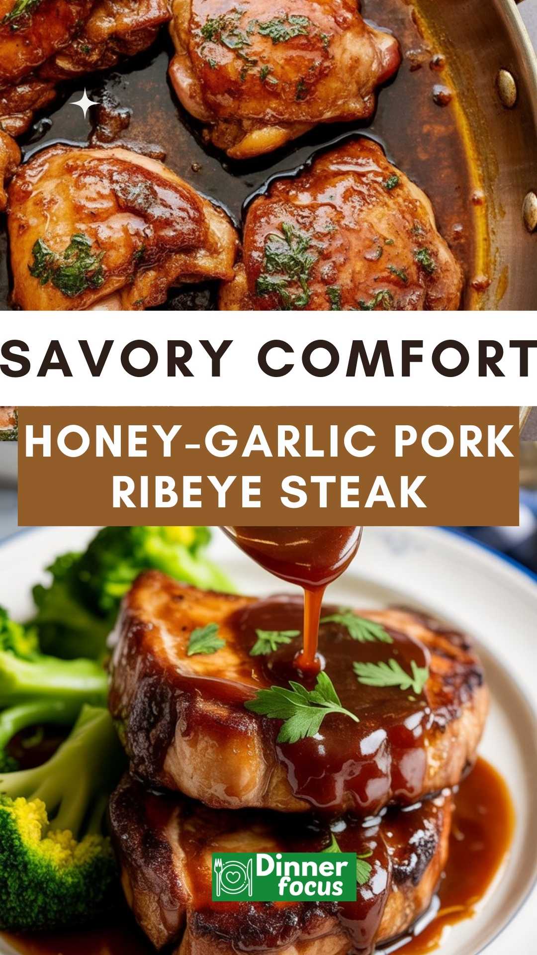 EASY Honey-Garlic Pork Ribeye Steak