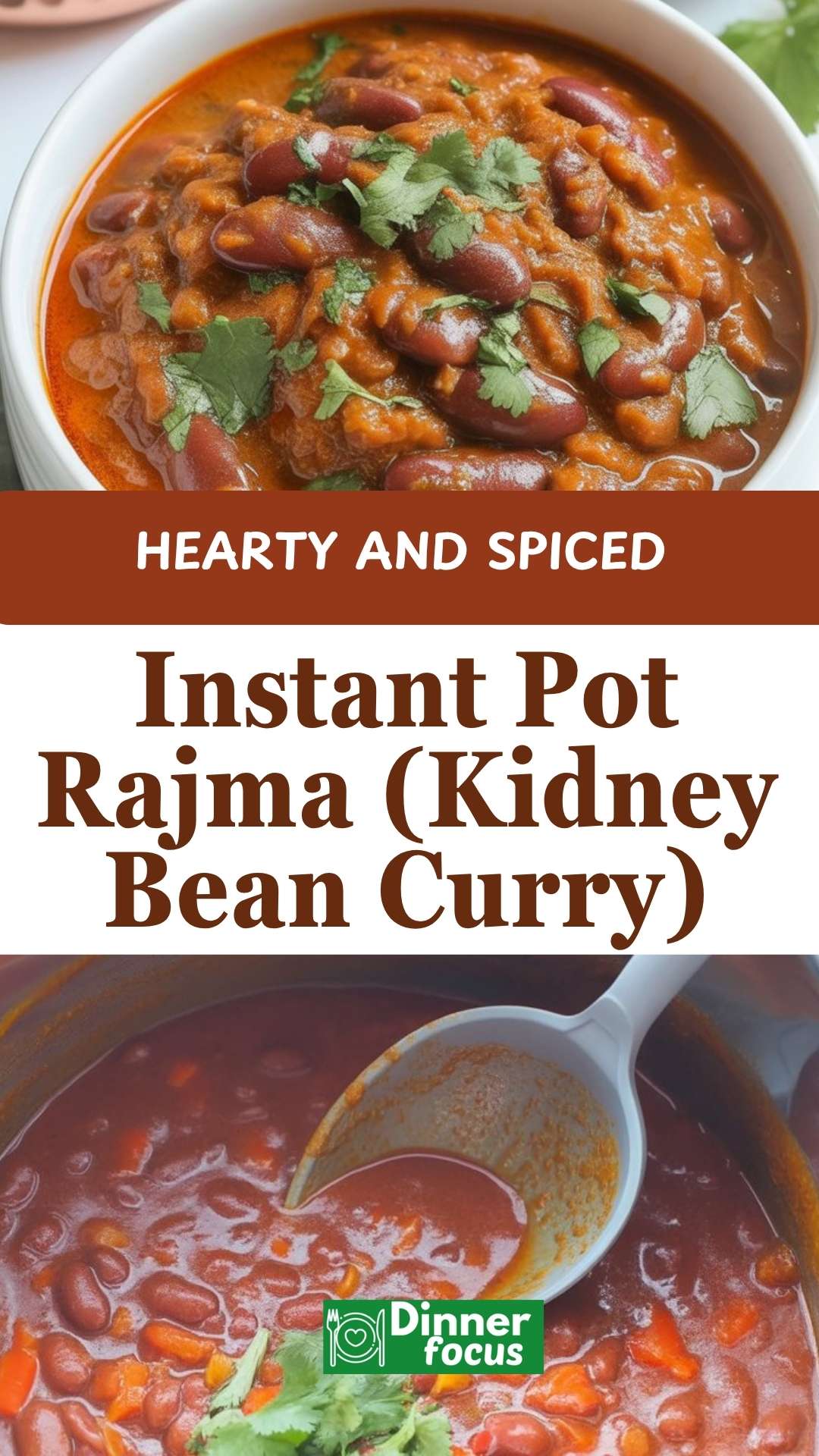 EASY Instant Pot Rajma (Kidney Bean Curry)