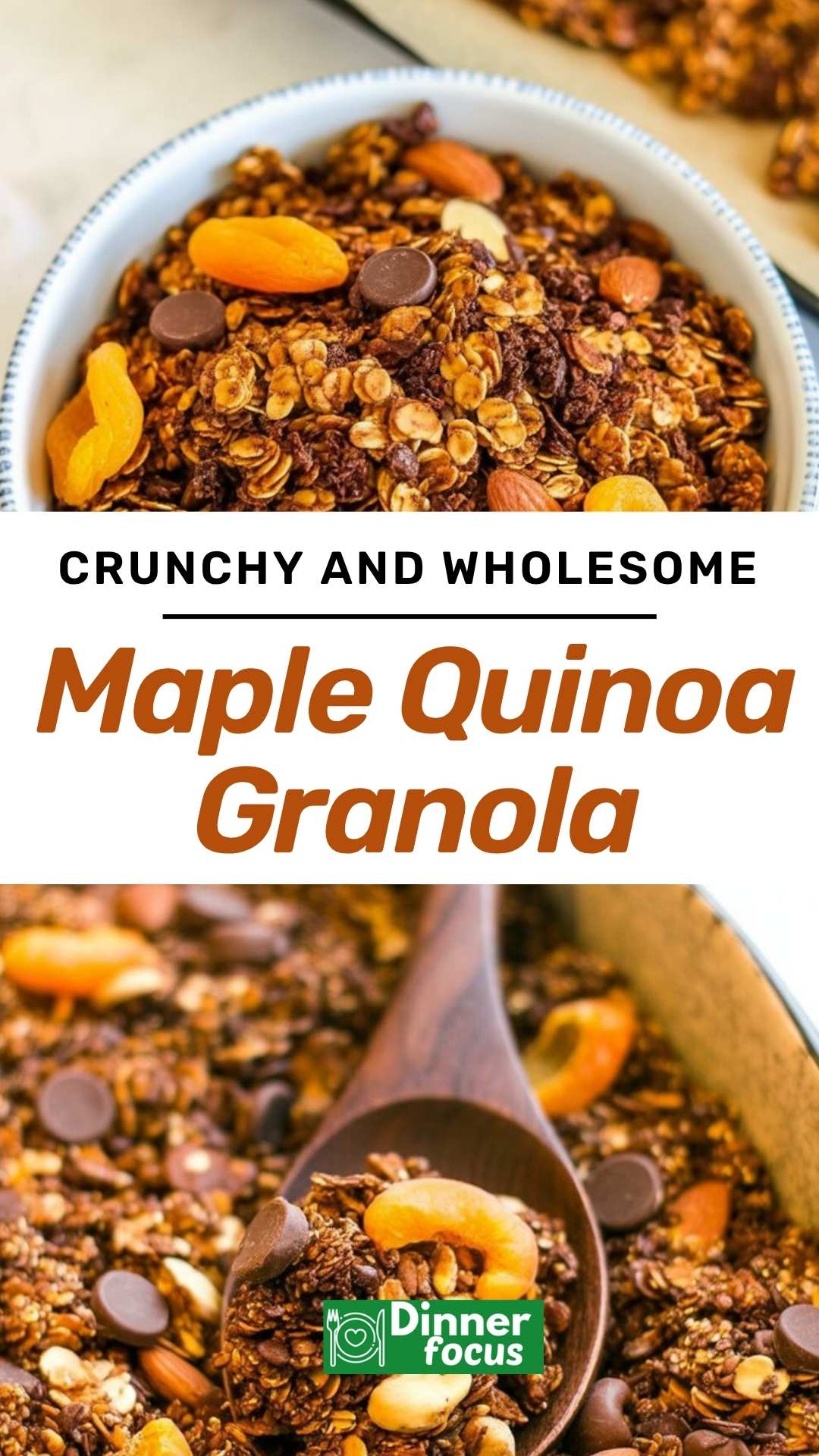 EASY Maple Quinoa Granola