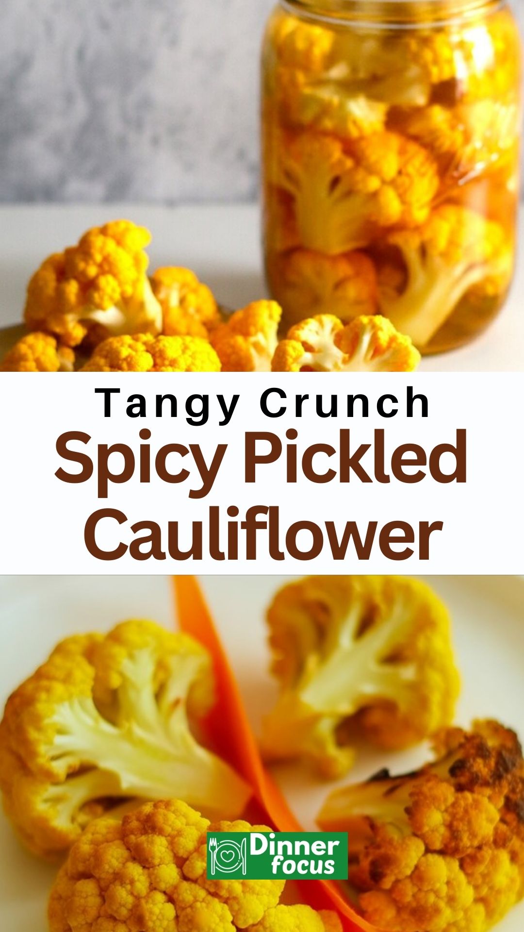 EASY Spicy Pickled Cauliflower