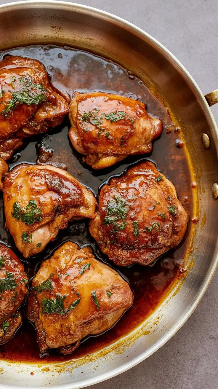 Honey-Garlic Pork Ribeye Steak