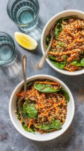 Moroccan Quinoa and Carrot Salad