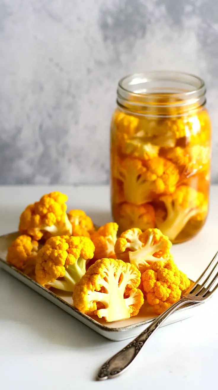 Spicy Pickled Cauliflower