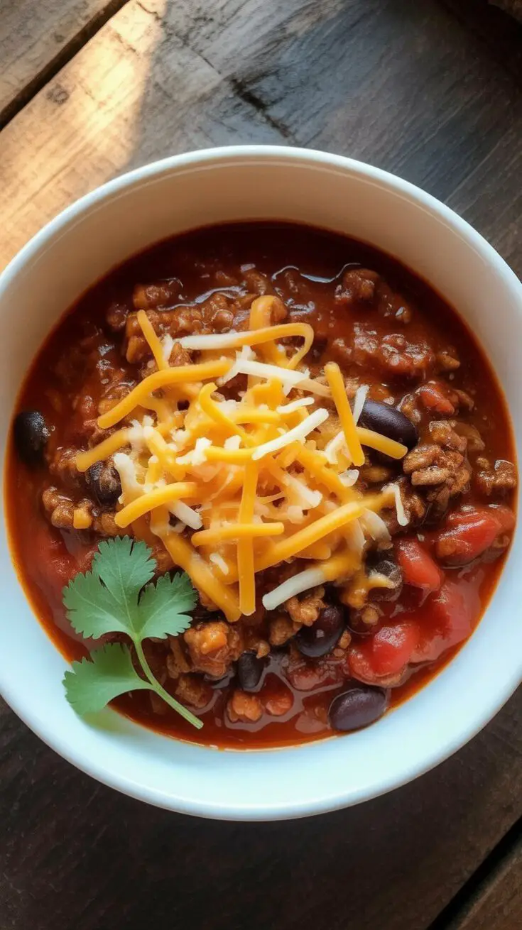 Turkey and Black Bean Chili