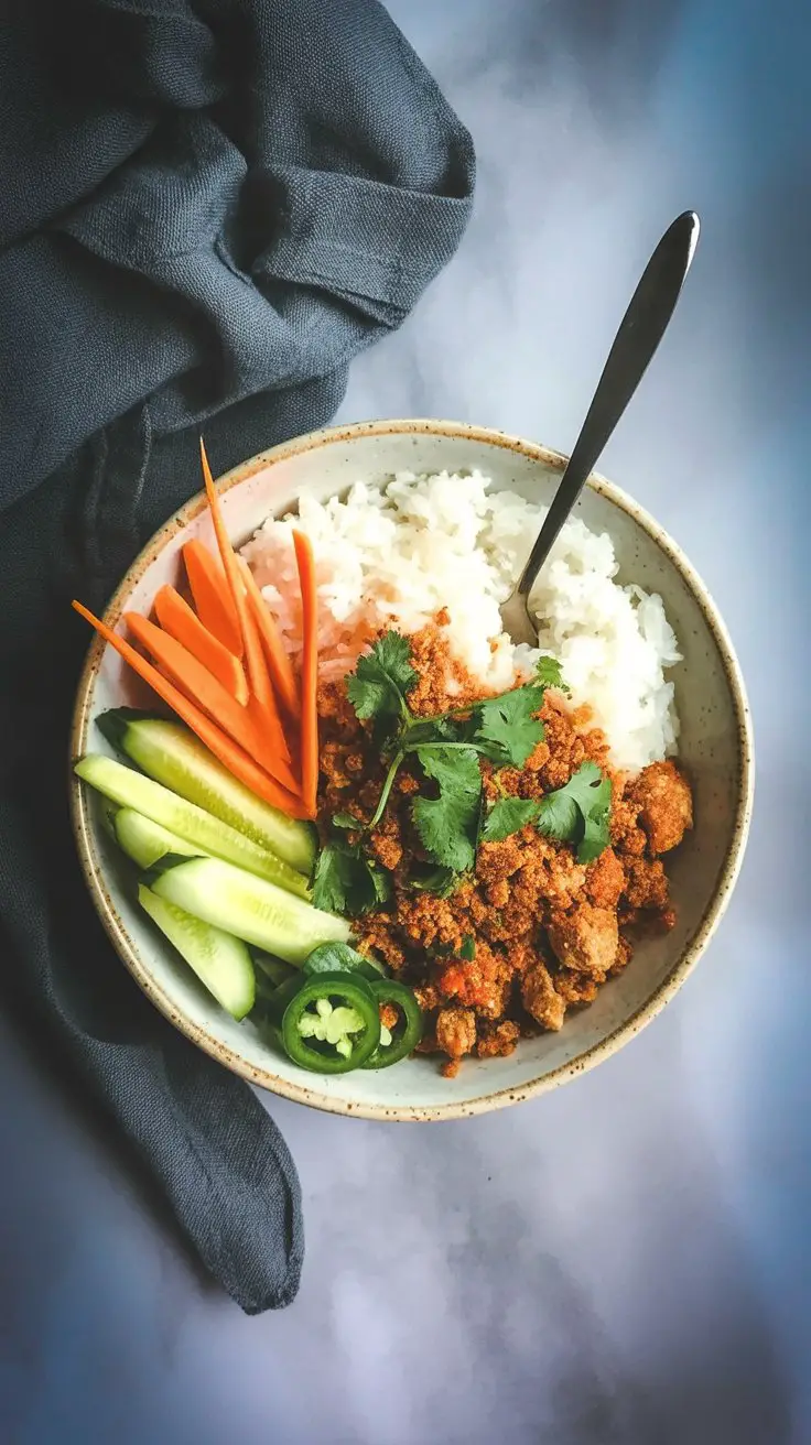 best Asian Ground Turkey and Rice Bowls