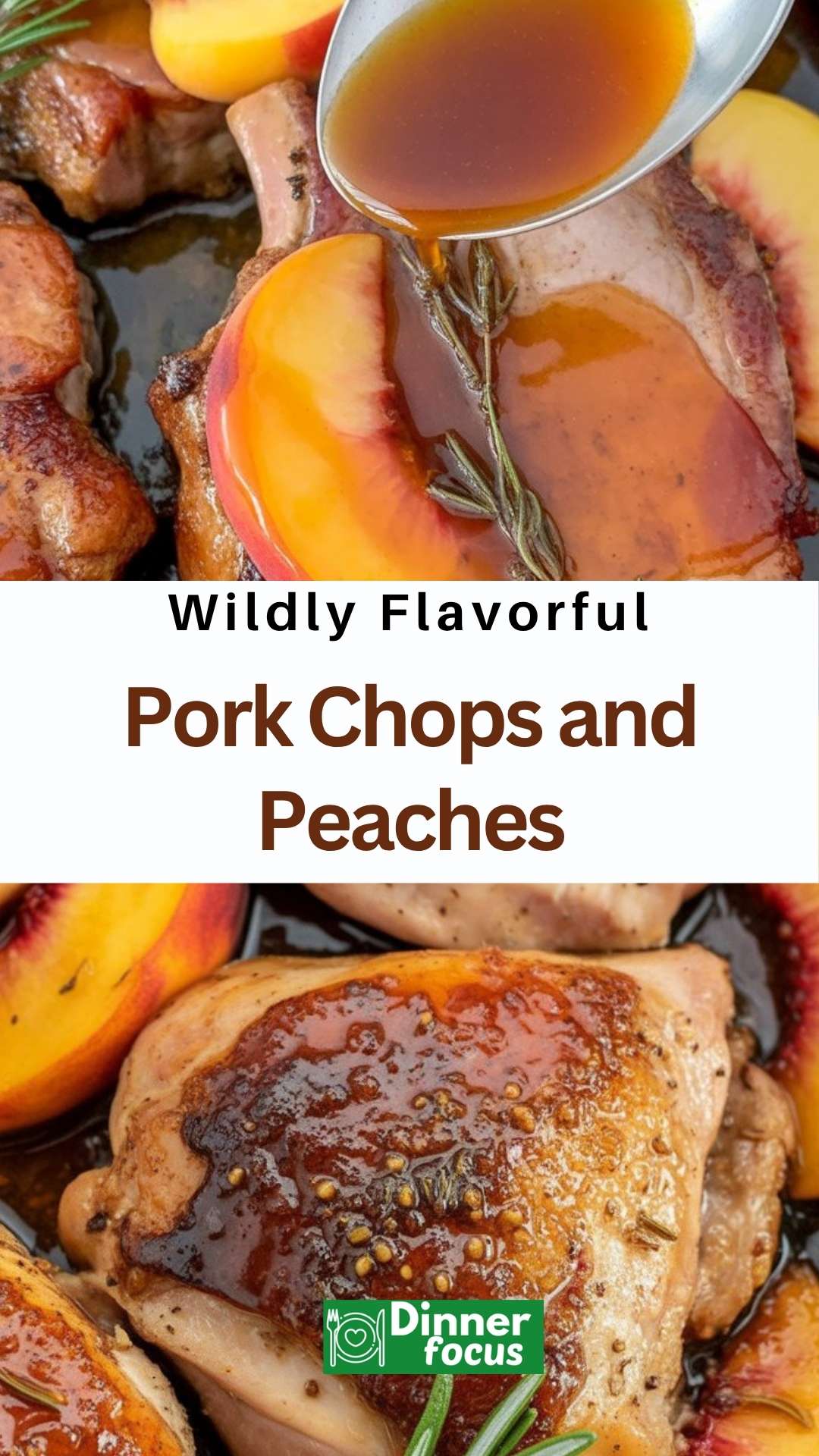 easy Pork Chops and Peaches